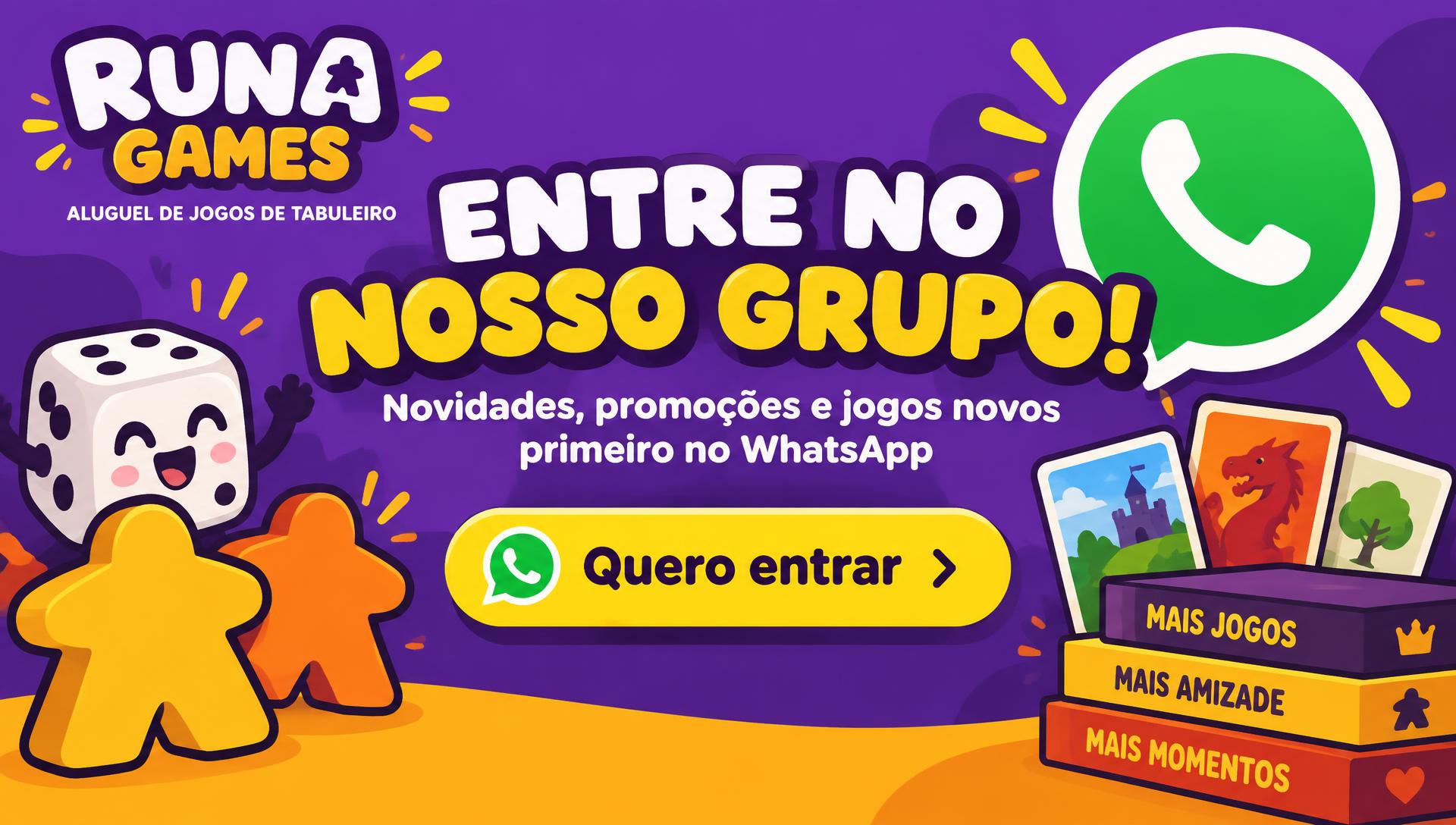 Entre no grupo da Runa Games no WhatsApp