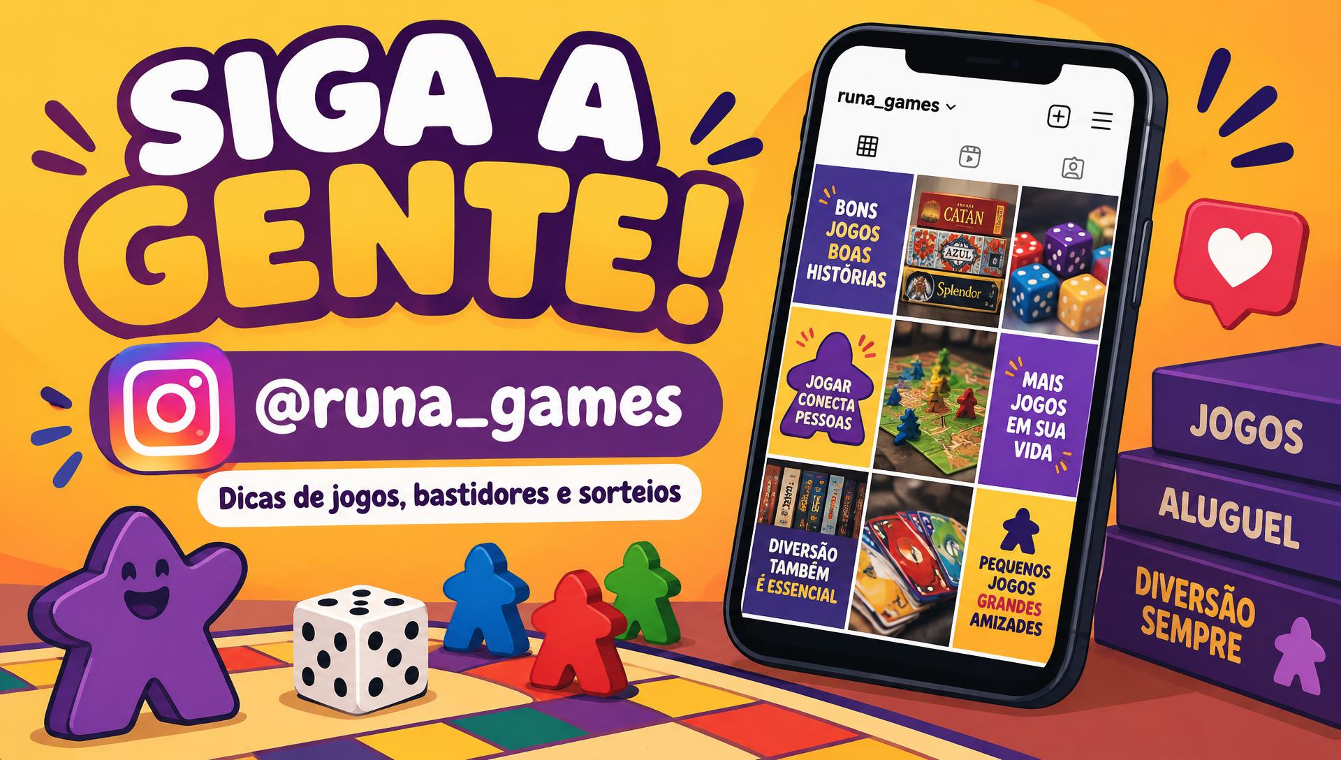 Siga @runa_games no Instagram